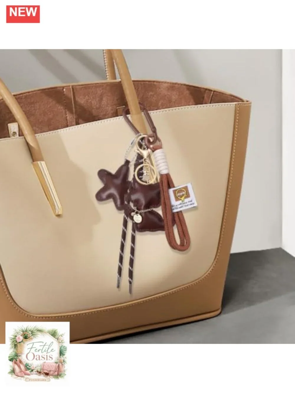PU Leather Cat Bag Charm Keychain Pendant Handbag Accessory